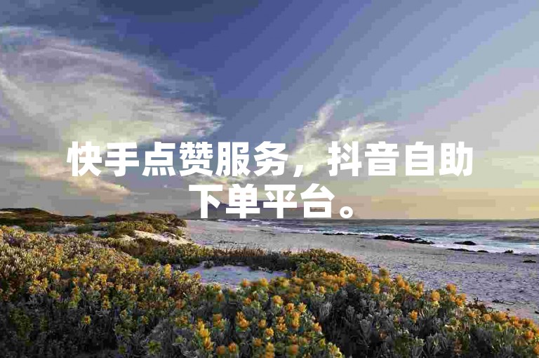 快手点赞服务，抖音自助下单平台。