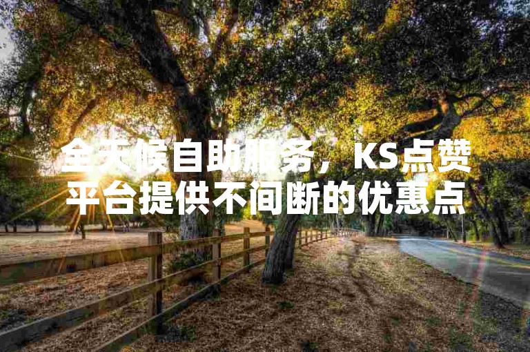 全天候自助服务，KS点赞平台提供不间断的优惠点赞服务。