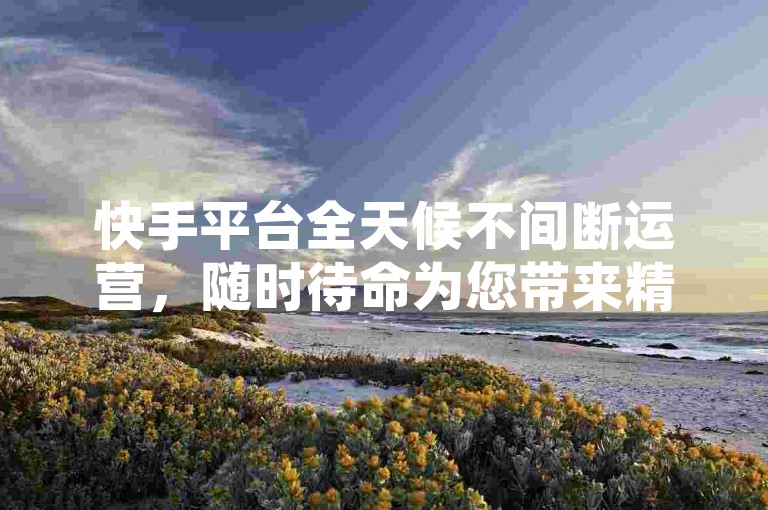 快手平台全天候不间断运营，随时待命为您带来精彩内容。