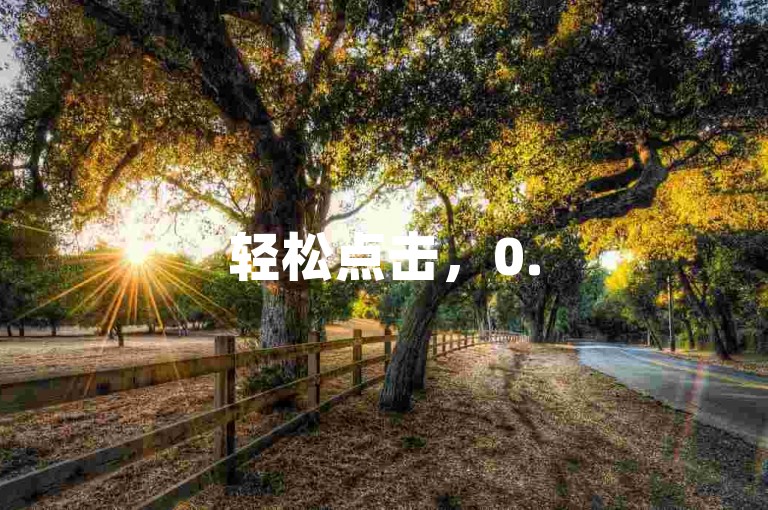 轻松点击，0.5自助下单系统带来快捷便利的购物体验。