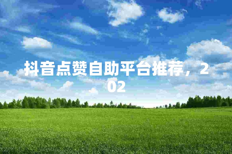 抖音点赞自助平台推荐，2025年必备的独家揭秘！