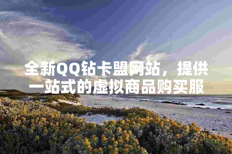 全新QQ钻卡盟网站，提供一站式的虚拟商品购买服务。