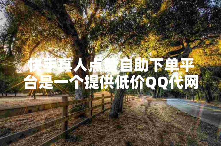 快手真人点赞自助下单平台是一个提供低价QQ代网站增长业务服务的平台。