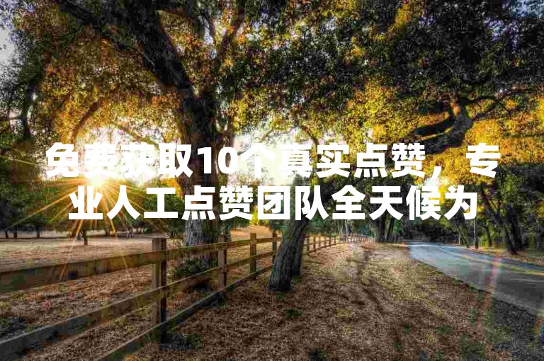 免费获取10个真实点赞，专业人工点赞团队全天候为您服务。