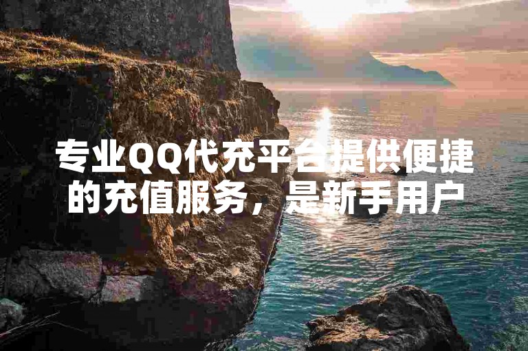 专业QQ代充平台提供便捷的充值服务，是新手用户的理想选择！