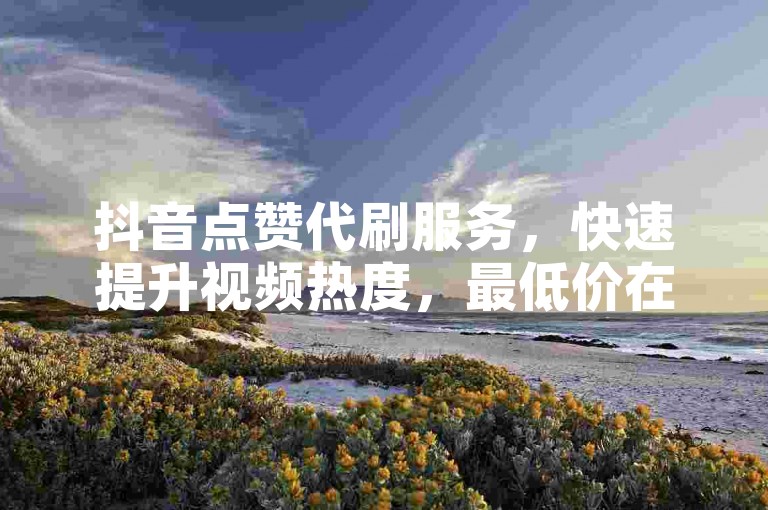 抖音点赞代刷服务，快速提升视频热度，最低价在线自助购买。