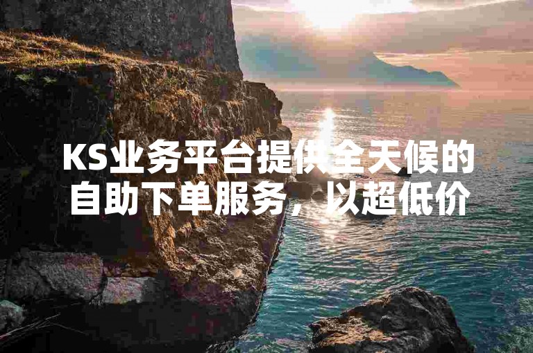 KS业务平台提供全天候的自助下单服务，以超低价格满足您的需求。