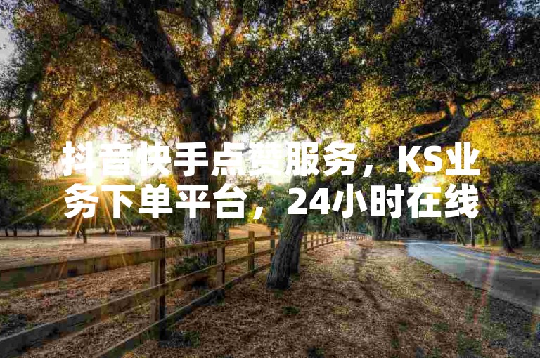 抖音快手点赞服务，KS业务下单平台，24小时在线助力涨赞涨流量。
