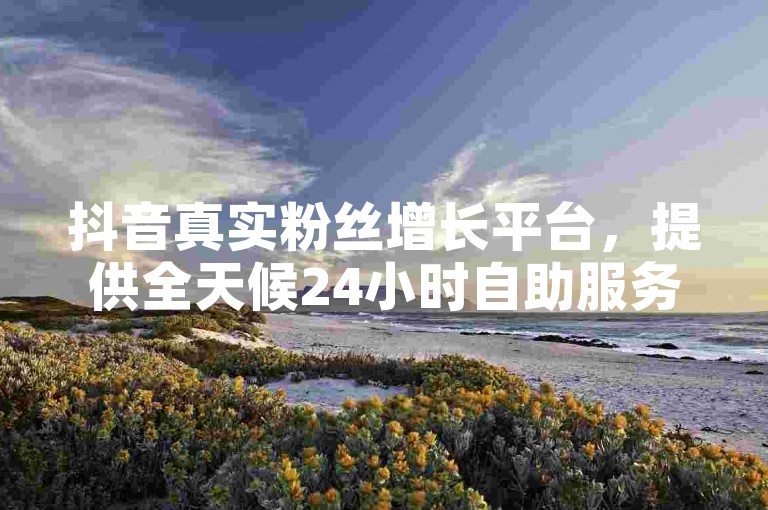 抖音真实粉丝增长平台，提供全天候24小时自助服务。