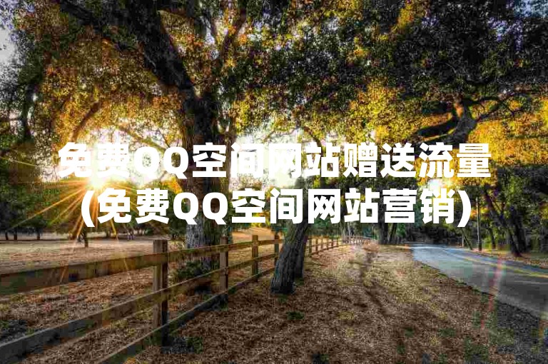免费QQ空间网站赠送流量(免费QQ空间网站营销)