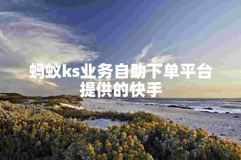 蚂蚁ks业务自助下单平台提供的快手50赞服务，其真实性有待考证。