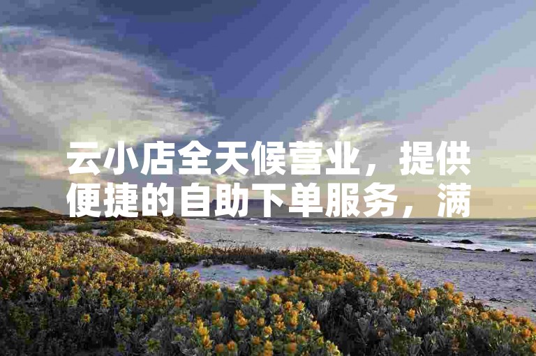 云小店全天候营业，提供便捷的自助下单服务，满足您的刷业务需求。