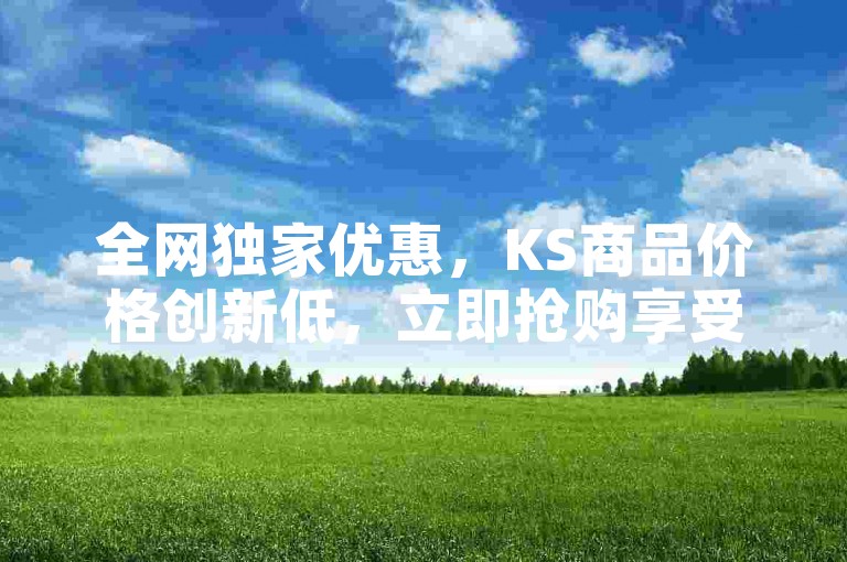 全网独家优惠，KS商品价格创新低，立即抢购享受超值折扣。
