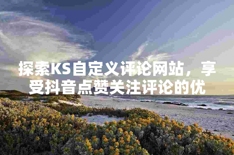 探索KS自定义评论网站，享受抖音点赞关注评论的优惠价格 - 拼多多助力网站提供在线刷服务，全网最低价免费自助下单QQ空间。