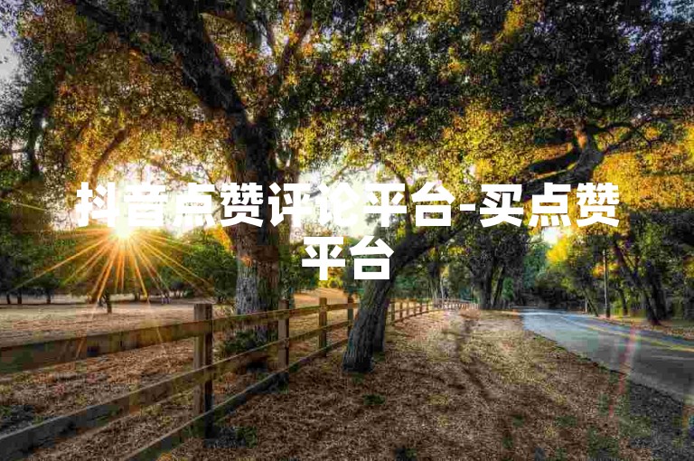 抖音点赞评论平台-买点赞平台