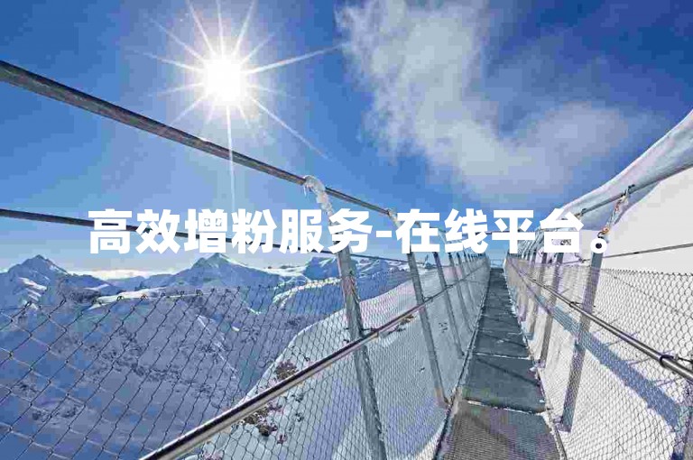 高效增粉服务-在线平台。