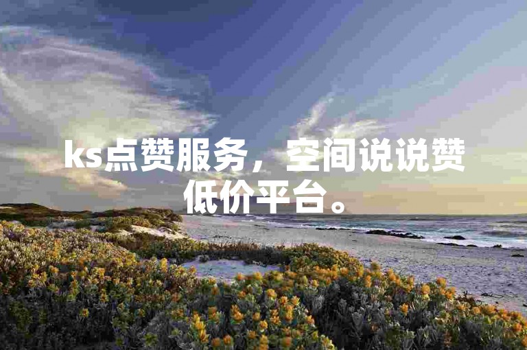 ks点赞服务，空间说说赞低价平台。