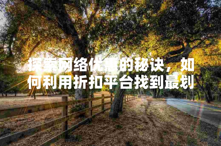探索网络优惠的秘诀，如何利用折扣平台找到最划算的交易？
