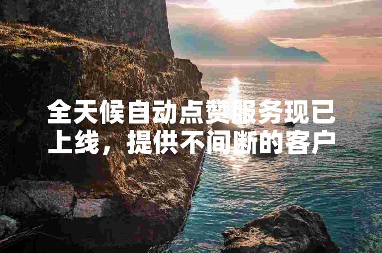 全天候自动点赞服务现已上线，提供不间断的客户支持。