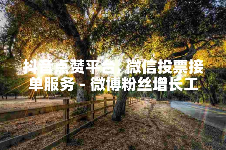 抖音点赞平台, 微信投票接单服务 - 微博粉丝增长工具 - 24小时在线下单享受超高性价比