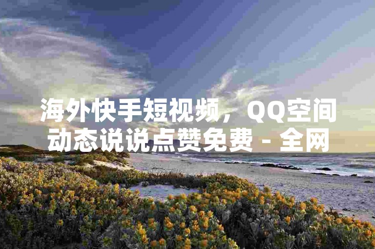 海外快手短视频，QQ空间动态说说点赞免费 - 全网最优惠业务平台 - 快手24小时自助免费下单软件。