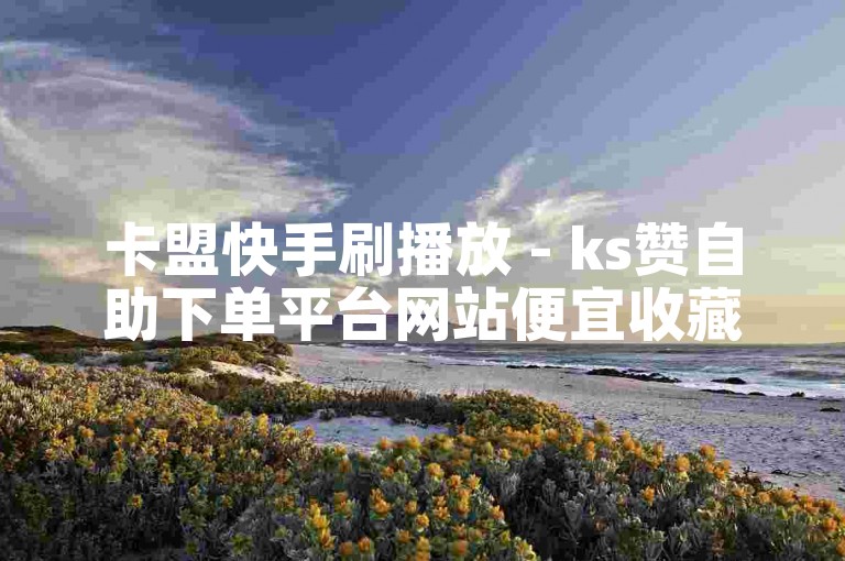 卡盟快手刷播放 - ks赞自助下单平台网站便宜收藏