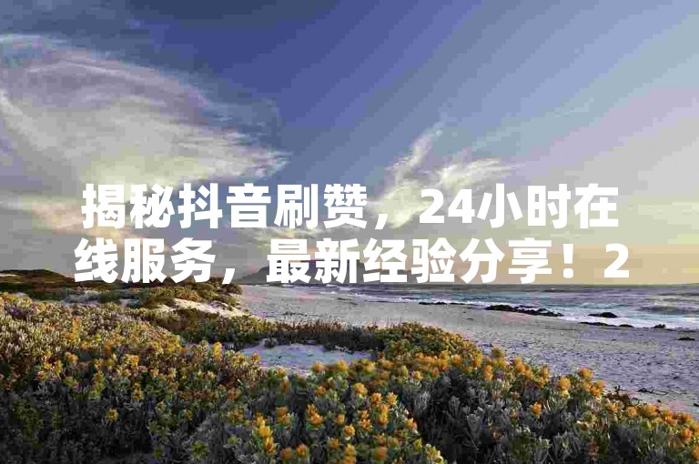 揭秘抖音刷赞，24小时在线服务，最新经验分享！2024年必备技巧。