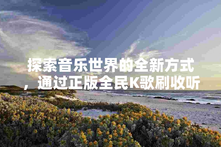 探索音乐世界的全新方式，通过正版全民K歌刷收听量软件，享受24小时不间断的高品质服务 - 天使卡盟为您的QQ空间增添光彩。