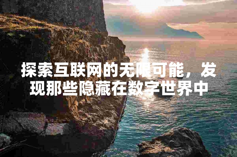 探索互联网的无限可能，发现那些隐藏在数字世界中的宝藏。