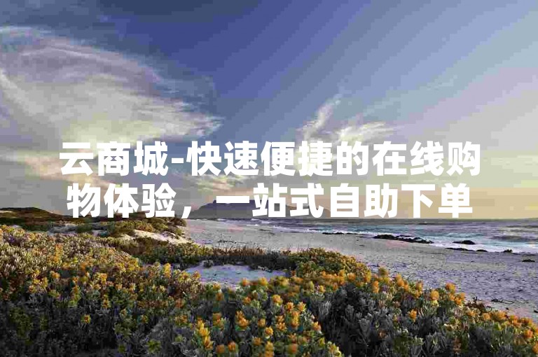 云商城-快速便捷的在线购物体验，一站式自助下单平台。