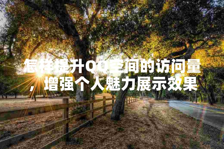 怎样提升QQ空间的访问量，增强个人魅力展示效果。