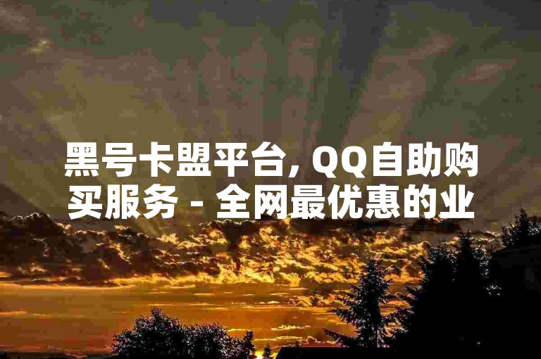 黑号卡盟平台, QQ自助购买服务 - 全网最优惠的业务交易平台快手账号 - 3元起快手账号批发网站