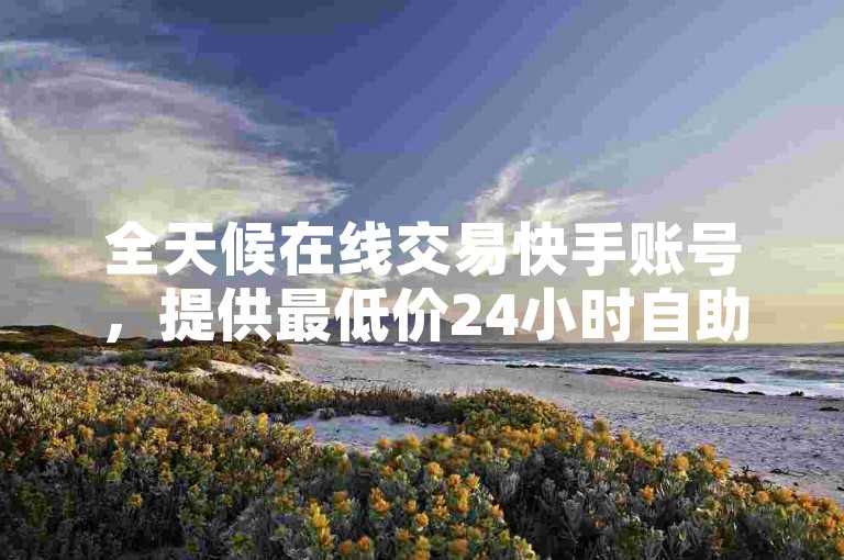 全天候在线交易快手账号，提供最低价24小时自助购买平台。