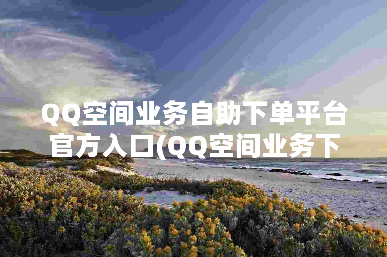 QQ空间业务自助下单平台官方入口(QQ空间业务下单官方网站)。