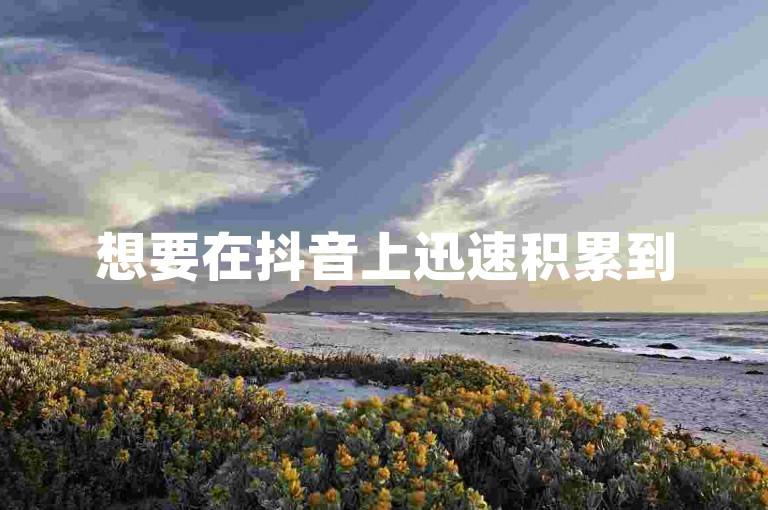 想要在抖音上迅速积累到500个有效粉丝，关键在于制作引人入胜的内容，并利用热门话题和标签来提高视频的曝光率。
