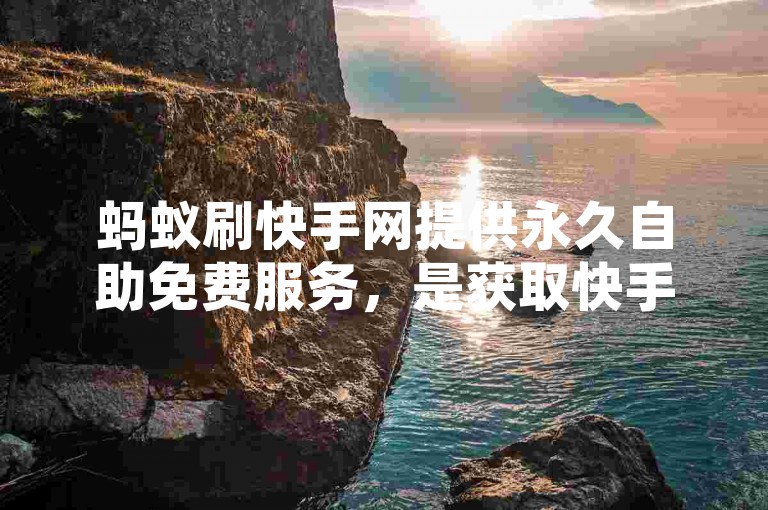 蚂蚁刷快手网提供永久自助免费服务，是获取快手粉丝的优选网站。