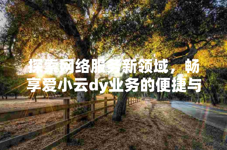 探索网络服务新领域，畅享爱小云dy业务的便捷与实惠，尽在ks流量免费自助下单平台。