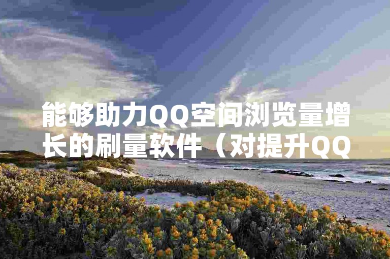 能够助力QQ空间浏览量增长的刷量软件（对提升QQ空间浏览量工具的推荐及评测）。