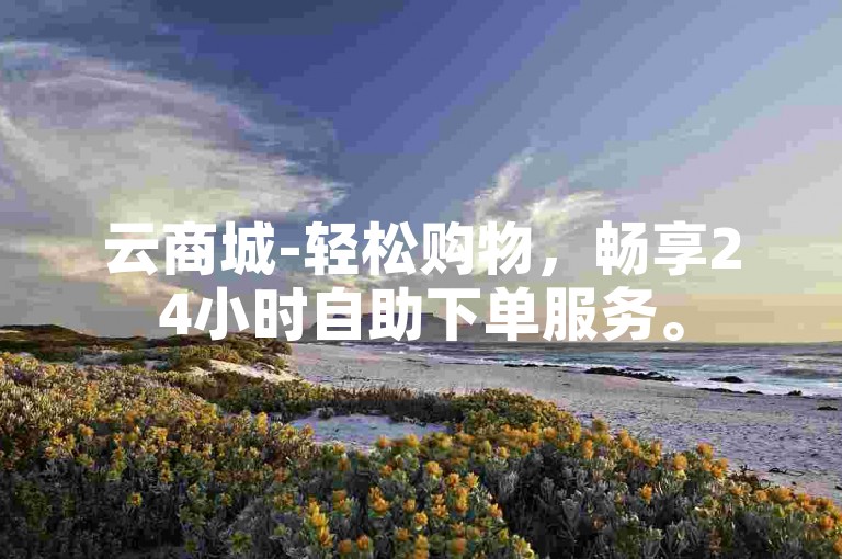云商城-轻松购物，畅享24小时自助下单服务。