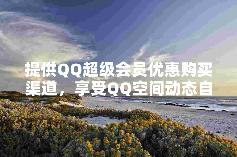 提供QQ超级会员优惠购买渠道，享受QQ空间动态自助点赞服务 - 快手免费业务平台。