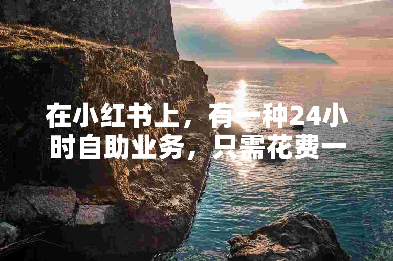 在小红书上，有一种24小时自助业务，只需花费一毛钱就能获得10000播放量。