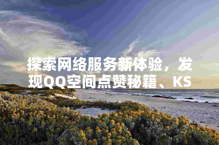 探索网络服务新体验，发现QQ空间点赞秘籍、KS业务优惠下单以及抖音快手的互助社区。