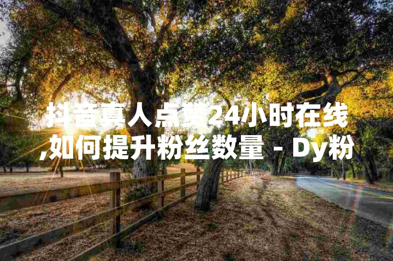 抖音真人点赞24小时在线,如何提升粉丝数量 - Dy粉丝业务 - 打call亲密度下单。