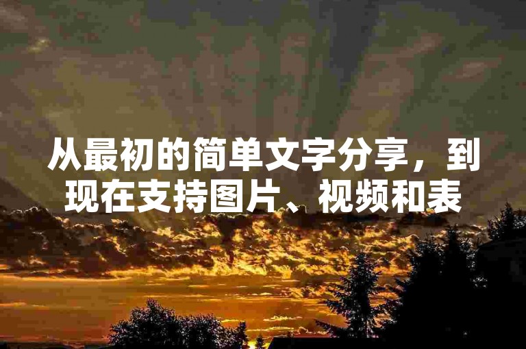 从最初的简单文字分享，到现在支持图片、视频和表情包的多元化展示，QQ说说功能经历了不断的迭代与优化，见证了社交网络互动方式的多样化发展。