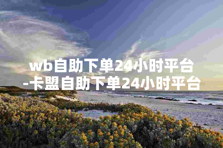 wb自助下单24小时平台-卡盟自助下单24小时平台，提供全天候不间断的便捷服务。
