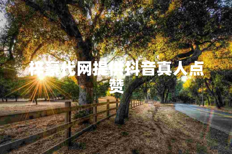 梓豪代网提供抖音真人点赞50个的自助下单服务。