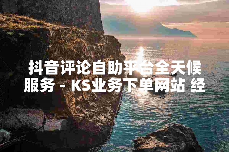 抖音评论自助平台全天候服务 - KS业务下单网站 经济实惠