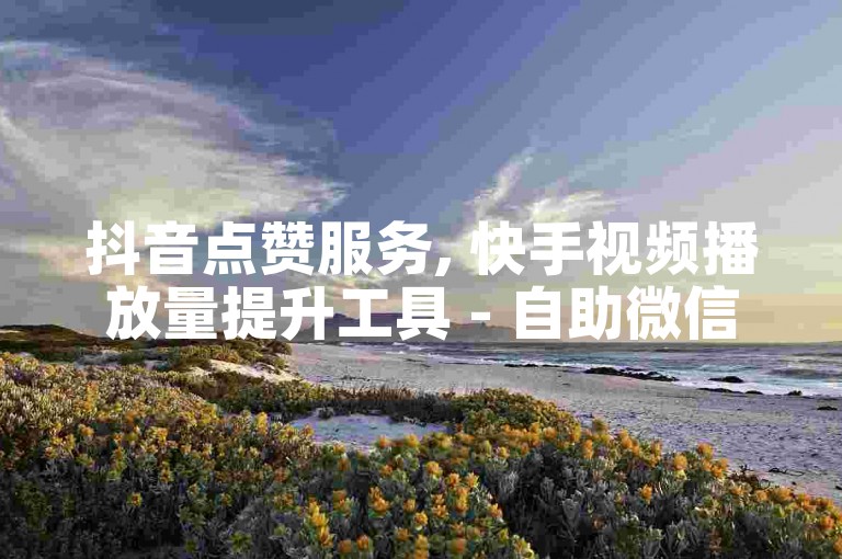 抖音点赞服务, 快手视频播放量提升工具 - 自助微信支付, 轻松获得10000赞!