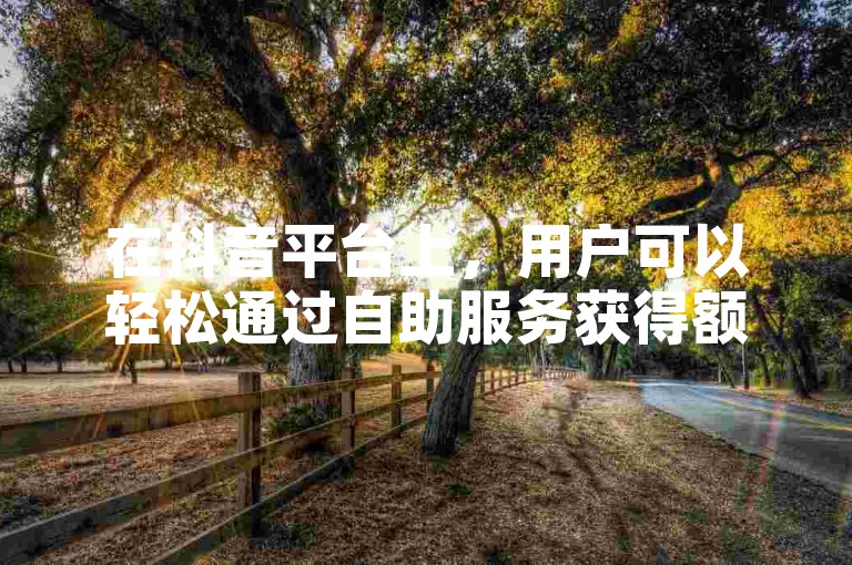 在抖音平台上，用户可以轻松通过自助服务获得额外的24个赞来提升视频的曝光率。