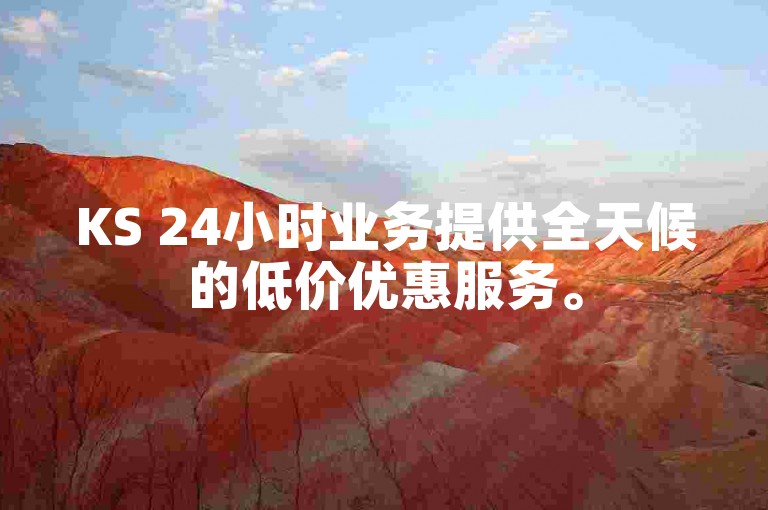 KS 24小时业务提供全天候的低价优惠服务。
